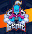 do make an modern custom genie logo