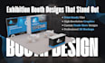 create your exhibition trade show booth and backdrop design