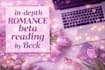 beta read your romance novel