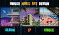 create single, ep or album cover art without ai