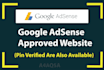 provide adsense approved and pin verified websites