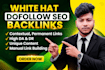 build high quality dofollow SEO backlinks and link building