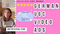 do generation y german ugc facebook ads tiktok ads ugc deutsch ugc german