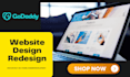professionally design or redesign godaddy website