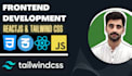 develop a website in react js, tailwind css and material UI