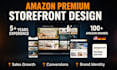 design a professional amazon storefront, fba store, and brand store design