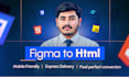 do figma to html css, psd to html or xd to html static website