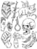make you a cool engraving style blackwork tattoo design