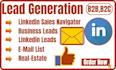 b2b linkedin lead generation business database business leads data collection