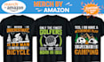 make custom graphic t shirt  for merch by amazon