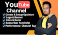 full youtube channel setup