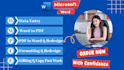create, edit, format, design, and type ms word documents