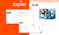 create automation using zapier make, and integromat