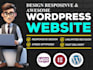 build a awesome responsive wordpress website
