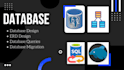 design database, erd, queries on sql, postgres and mysql