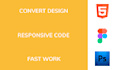 convert your design into code