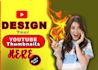 design eye catchy youtube thumbnail designs