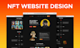 do nft landing page and nft website design