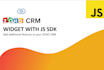 create zoho CRM widget and extension