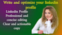 write and optimize your linkedin profile