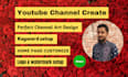 create setup optimize youtube channel