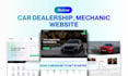 build car dealership website, auto, car repair website mechanic garage website