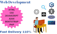 do your HTML, CSS, javascript, ajax and custom PHP
