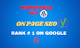do on page SEO with yoast and rankmath