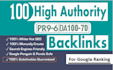 provide high authority seo service for google first page ranking
