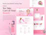 do unique web landing page UI design