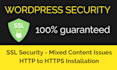 install SSL fix https and mixed content issue