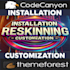 install, reskin, and customize codecanyon and themeforest scripts