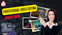 do professional youtube video editing in 1 day