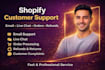 manage shopify customer support, orders, refunds and live chat
