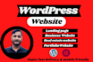 do wordpress website development, and web design with elementor
