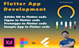 convert adobe xd, figma, protoype, ui  to flutter code