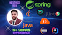 develop rest API, website in java, spring boot, angular as full stack developer