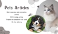 write and review pets articles as a vet