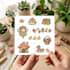 create cute kawaii sticker sheets for print and digital use