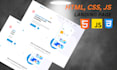 build a landing page using HTML CSS js or wordpress