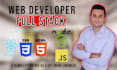 be your full stack web developer