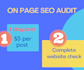 review your on page seo of blog posts
