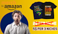 do niche research for merch by amazon and kdp