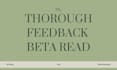 beta read and critique your fiction writing with constructive feedback