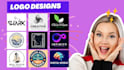 creative logo design , unique, professional, and eyecatching