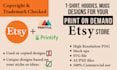 create t shirt designs for etsy print on demand