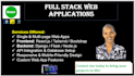 build full stack web applications with backend functionality