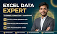 do transpose and separate data in excel and googlesheet