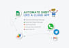 send automatic messages and emails from google sheets