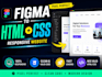convert figma to responsive HTML CSS website